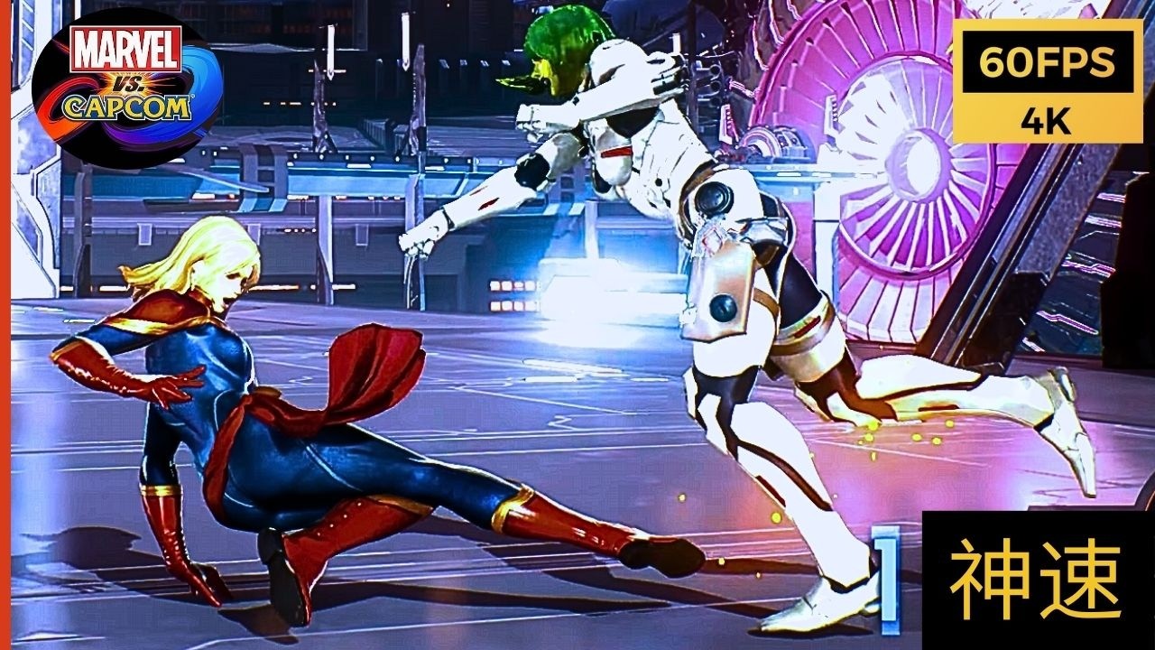 Капитан Марвел против Страйдера | Удачной битвы! | 4K 60FPS 神速