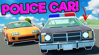 I UNLOCKED the Police Car & Got into Police Chases! (Motor Town)