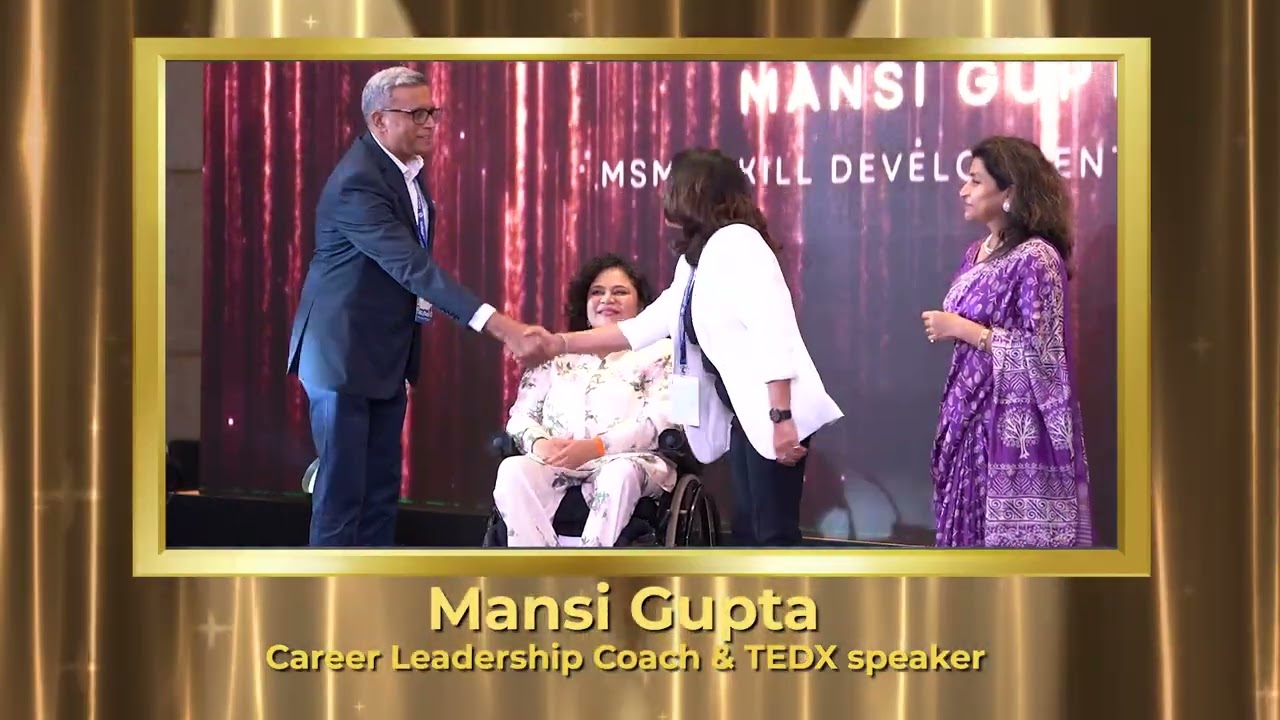 Mansi Gupta | Career Leadership Coach & TEDx Speaker | MSME Bharat Summit & Awards 2025