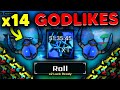 USING 'DORCELESSNESS' 2x LUCK BUFF With 14 GODLIKES... | Sol's RNG