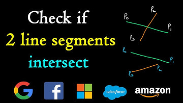 Check if two line segments intersect