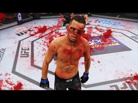 Видео: КРОВАВЫЙ МАНЬЯК и его  НЕВЕРОЯТНЫЕ НОКАУТЫ в UFC 3 НЕЙТ ДИАЗ