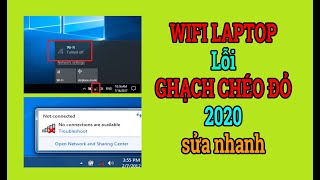 Wifi Bị Gạch Chéo Đỏ Laptop Không Bắt Được Wifi | Biểu tưởng Wifi dấu X đỏ