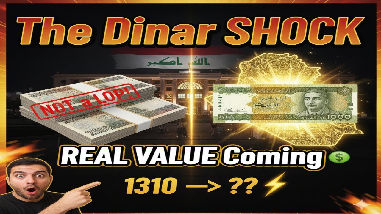 CBI Confirms the BIG MOVE! Iraq’s Real Exchange Rate Revelation — No