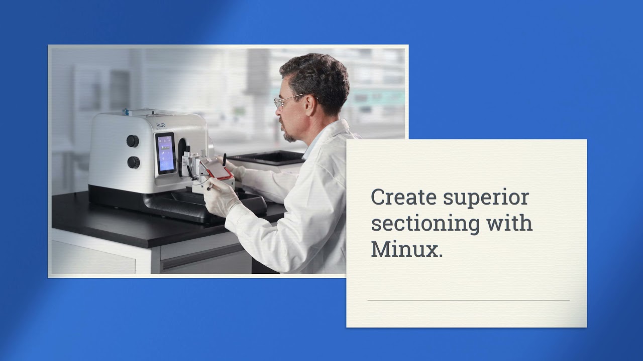 Minux® S700 Semi-automatic Rotary Microtome - YouTube