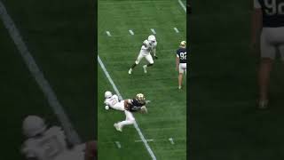 Tyler Buchner Fake Punt Extension! #shorts #football #notredame #trending