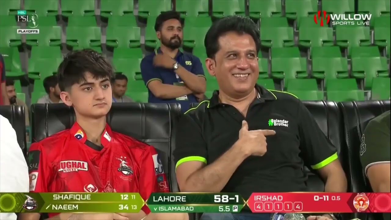 Mohammad Naeem 50(25) vs Islamabad United PSL X, Eliminator 2, 2025 - LahoreBall By Ball Highlights