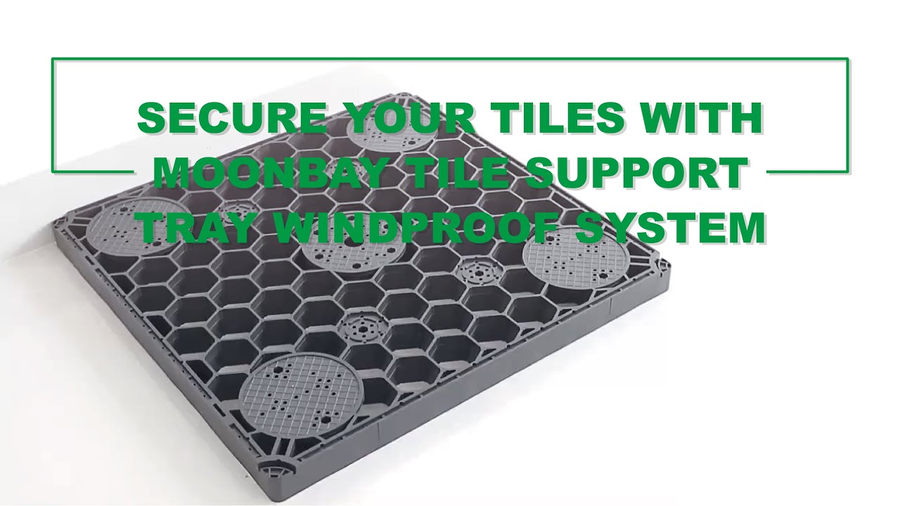 Secure Your Tiles with Moonbay Tile Support Tray Windproof System 🌬️🧱 ...