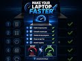 Laptop Running Slow? Try This⚡#LaptopTips#ComputerTips#TechTips#StudentTips#Technology #Shorts2026