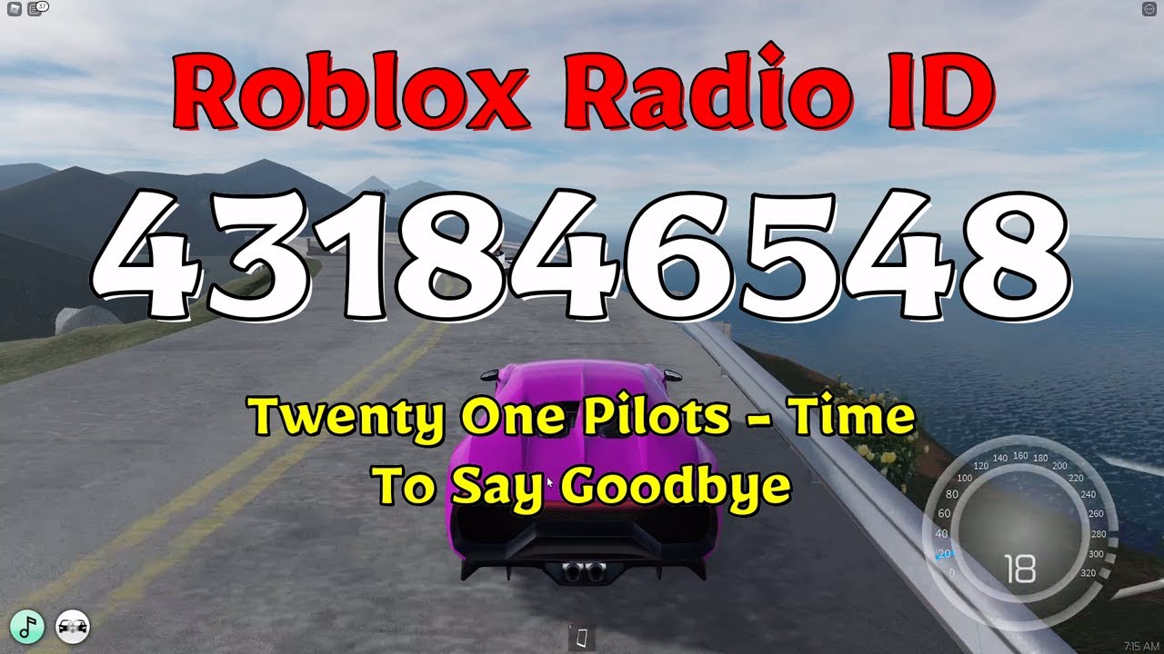 ロイページです。 Twenty One Pilots - Time To Say Goodbye Roblox Code - YouTube