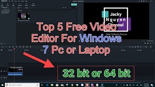 Best free video editing software for windows 7 32 bit or 64 bit. check
out these if you are still using computer o...