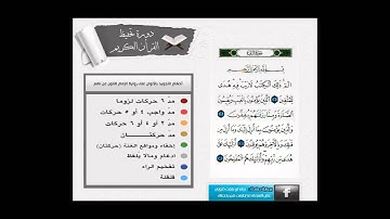 سورة البقرة من الأية 1 إلى الأية 4 بي رواية قالون عن نافع المدني تلاوة الشيخ علي الحذيفي