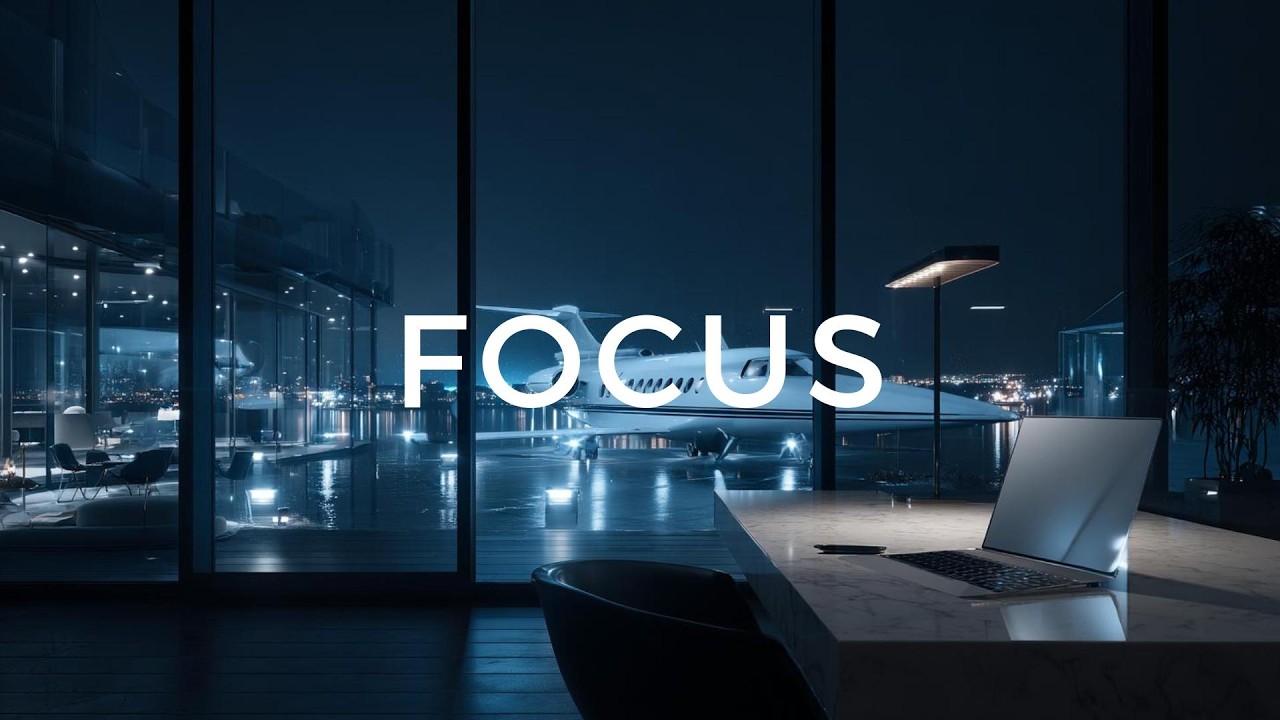 Deep Focus for High Performers 🎧 Luxury Penthouse Ambience | Work, Study, Concentration