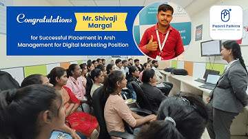 Congratulations Mr. Shivaji Margal for successful placement in Arsh Mgmt from #puneripattern