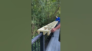 This outdoor bar top is perfect for the summer #diy #contractor #tutorial #homeimprovement #deck