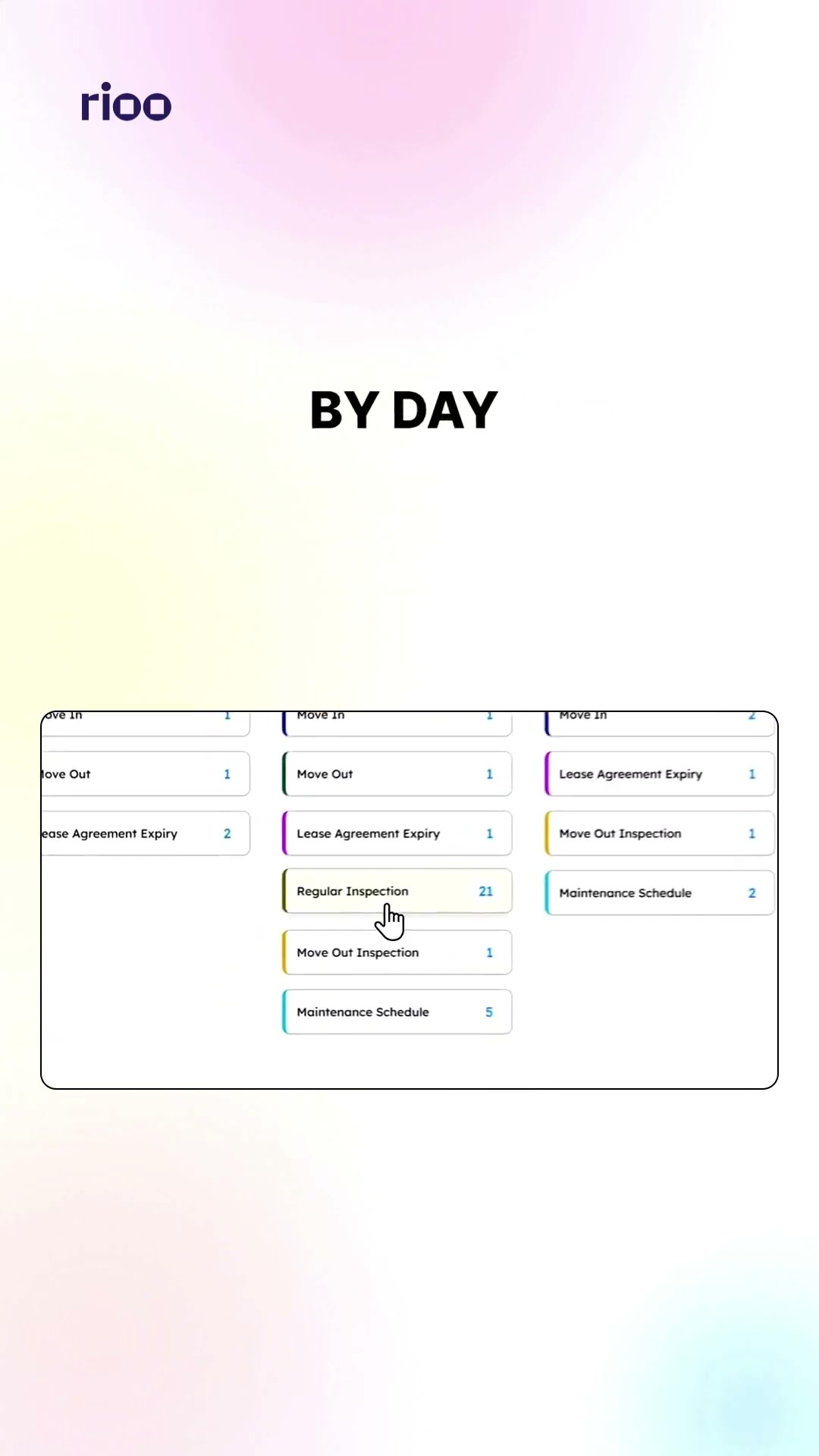 How to Plan Your Entire Property Week in One Calendar · RIOO Property Activity Calendar