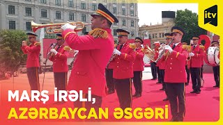 Gürcüstanın hərbi paradında Azərbaycanın “Əsgər marşı” ifa edilib