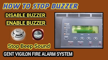 HOW TO STOP BUZZER IN GENT VIGILON |