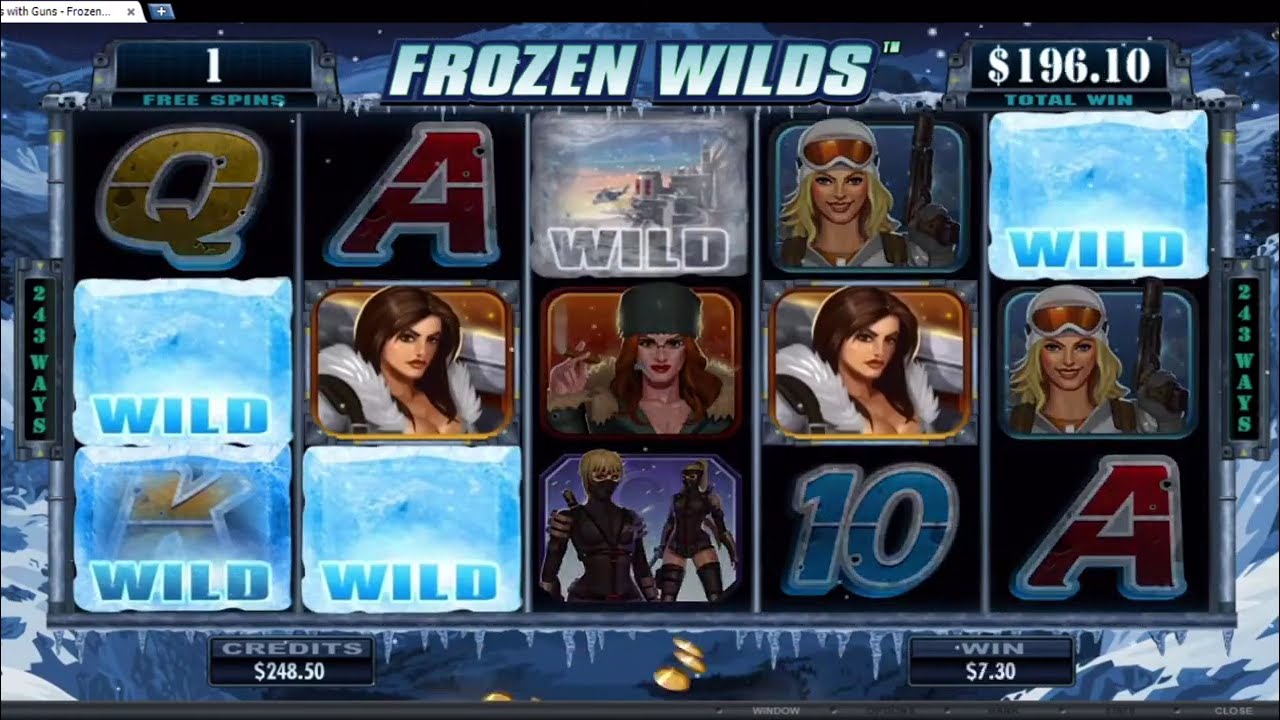 BIG WIN!!! Girls With Guns II: Frozen Wilds Bonus!!!