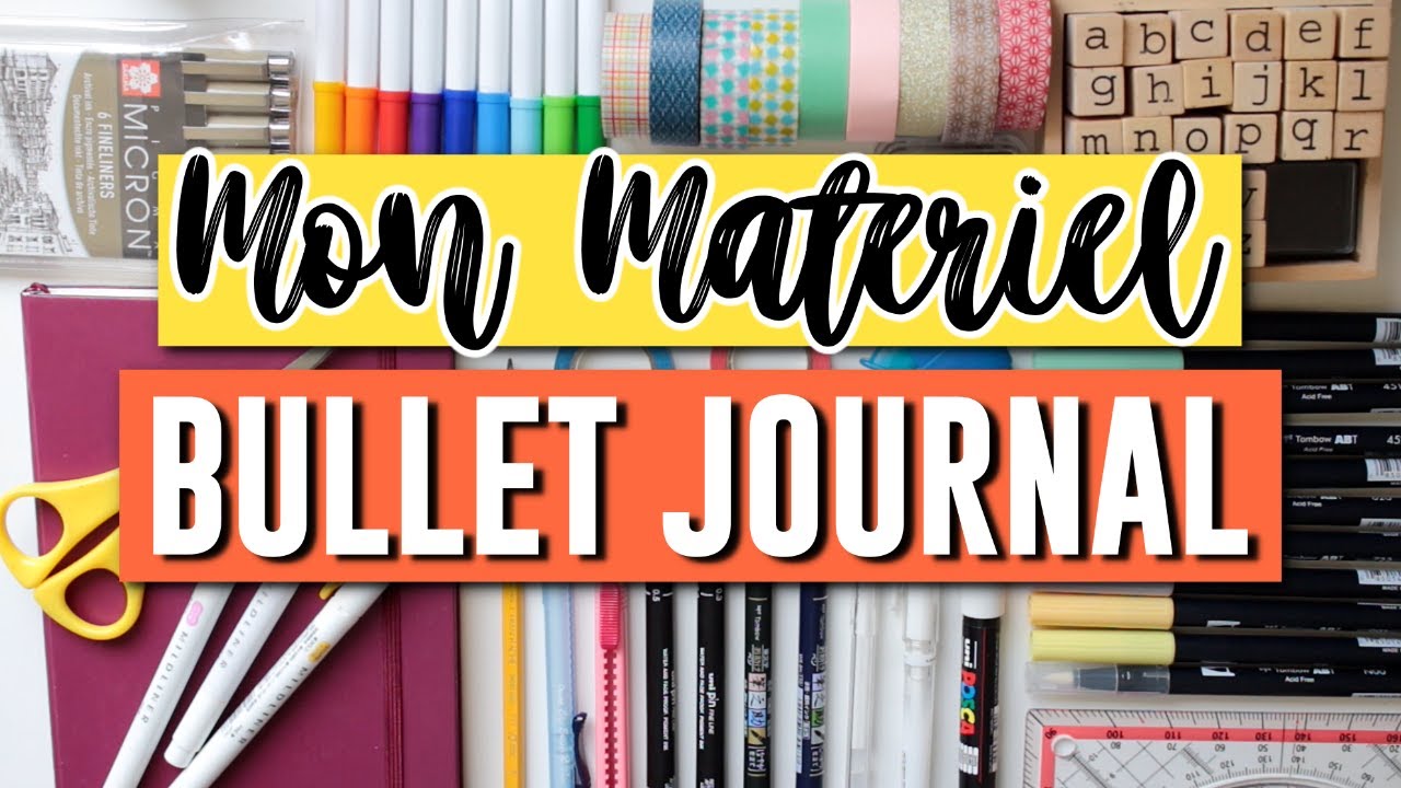 • Tout mon Matériel BULLET JOURNAL + swatches⎪ZoWé