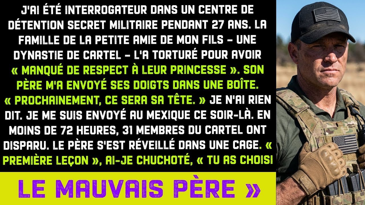 Le cartel m'a envoyé les doigts de mon fils—Ils ignoraient que j'étais interrogateur site noir 27ans