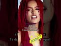 💋 QLONA | KAROL G y Peso Pluma | LETRA | Aybritt Lyrics #shorts