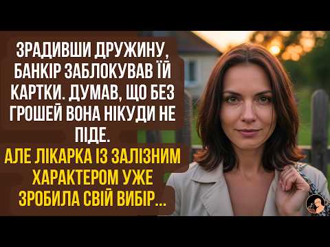 "They won't go anywhere without my money," the banker thought. A month later, he brought her the ...