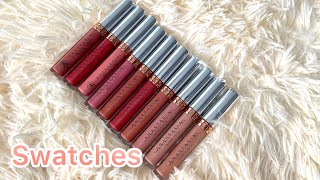 Anastasia Beverly Hills liquid lipstick matte swathes 10 shades😆