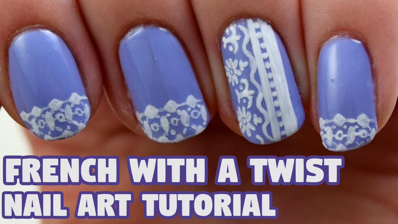 French with a Twist Nail Art YouTube