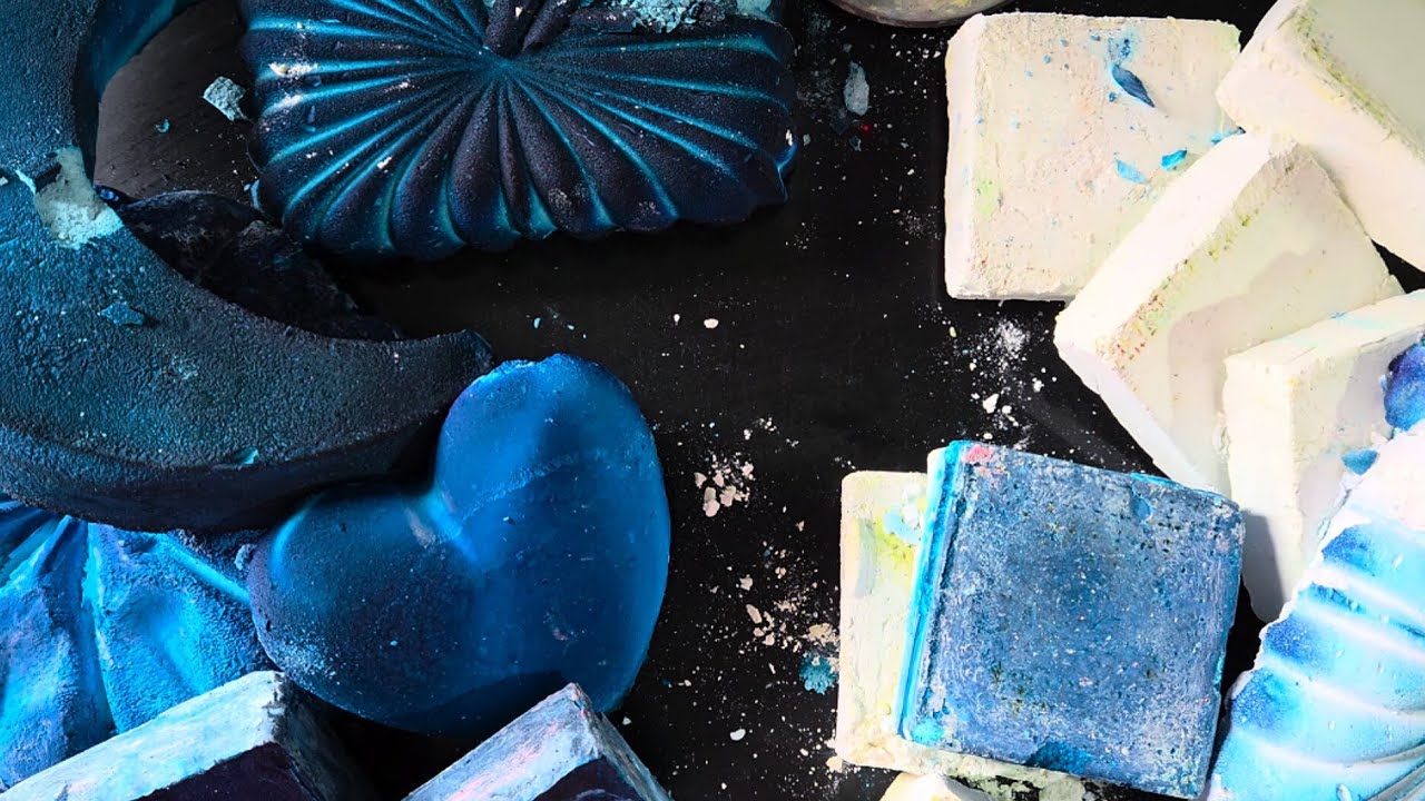 1 Hour 🎧 Long Compilation Gym Chalk Crushing Asmr @Asmr_crushing_queen 