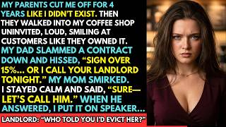 My Family Cut Me Off for 4 Years—Then Walked Into My Coffee Shop… My Dad Demanded 15% or…