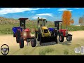 JCB 3dx Eco Excellence Machine Loading Mud in Mahindra and Swaraj Tractor