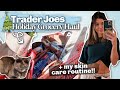 Trader Joe's Holiday Grocery Haul!! + My Skincare Routine :)