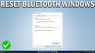 How To Reset Bluetooth Settings in Windows 10/11