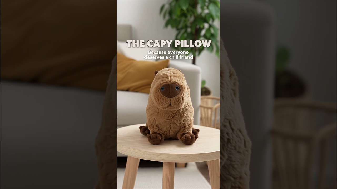 Meet Your New Chill Buddy: The Ultimate Capybara Weighted Plush!