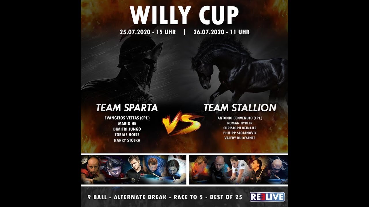 Day2 1st Willy Cup 2020 Team Sparta vs. Team Stallion powered by REELIVE