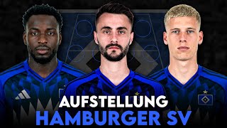 5 Neuzugänge \u0026 mehr Offensivqualität: Die neue Aufstellung vom Hamburger SV!