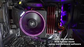 AMD Wraith Max RGB demonstration (it's not Wraith Prism!)
