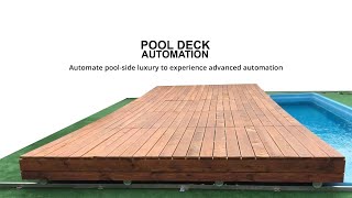 Modern Pool Deck Automation in UAE | Stebilex #pooldeck #poolautomation  #stebelix