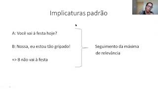 Fundamentos de Pragmática - AULA 4