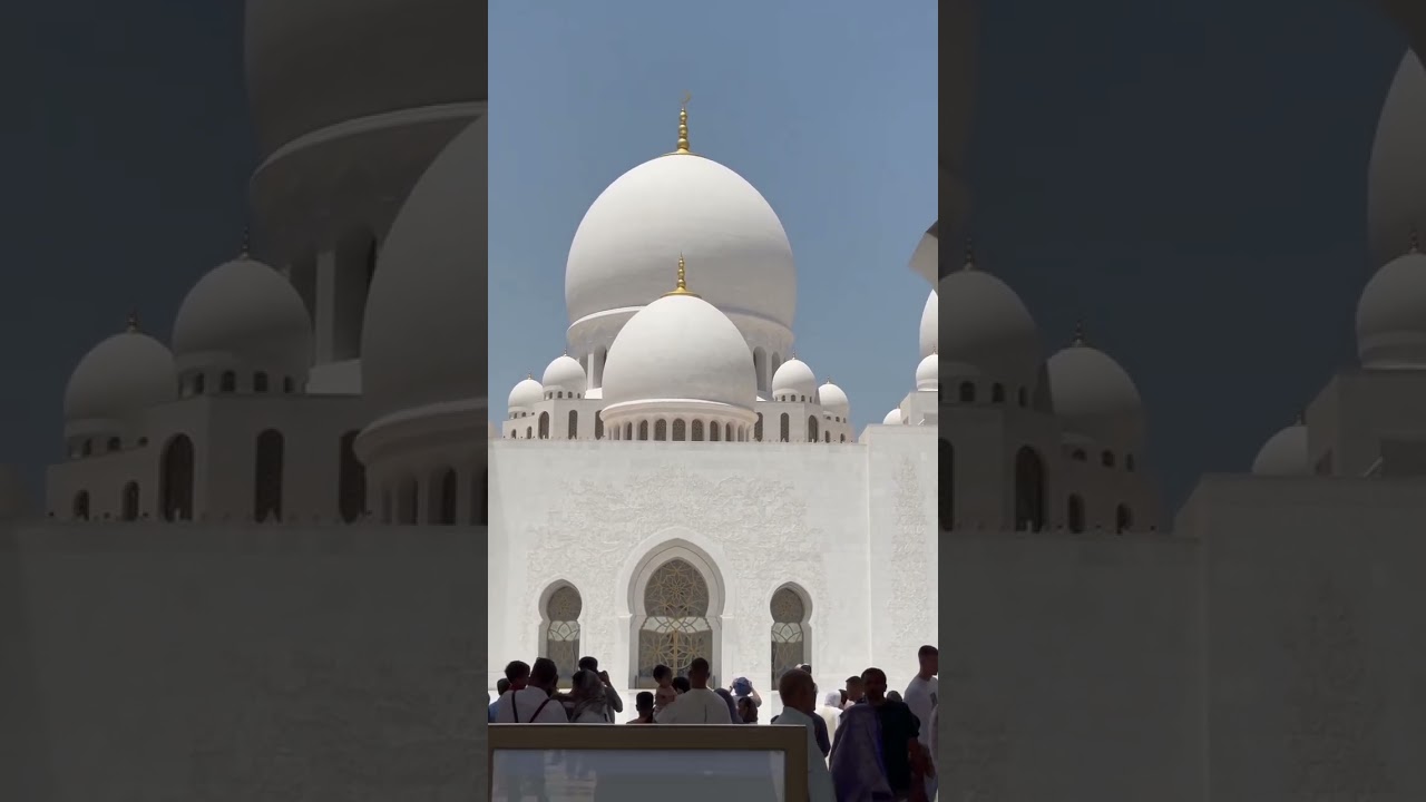 Today Sheikh Zayed Mosque Abu Dhabi 🇦🇪#dubai #vlog #hacker #uae #travel #love #beautiful #mosque