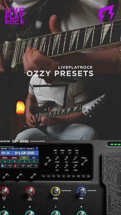 Valeton GP-200 Ozzy preset Liveplayrock #valetongp200 #preset #guitar #liveplayrock #ozzyosbourne