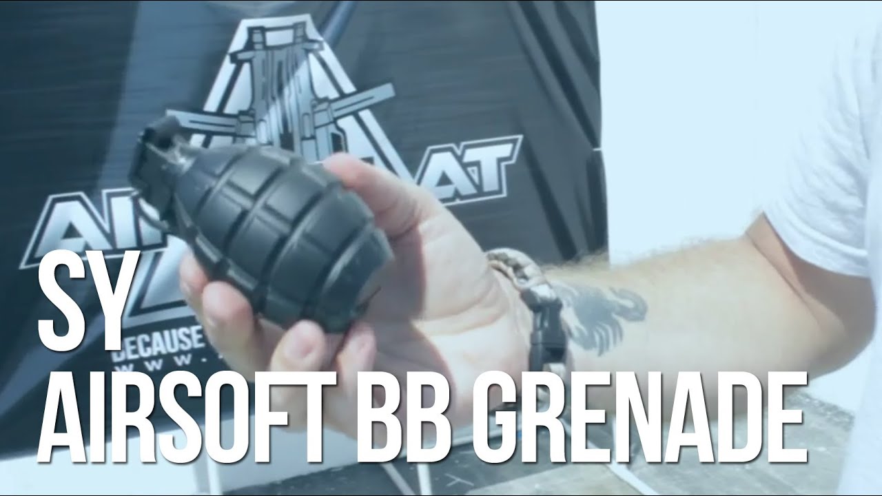 SY Airsoft BB Metal Gas Hand Grenade - AirSplat On Demand
