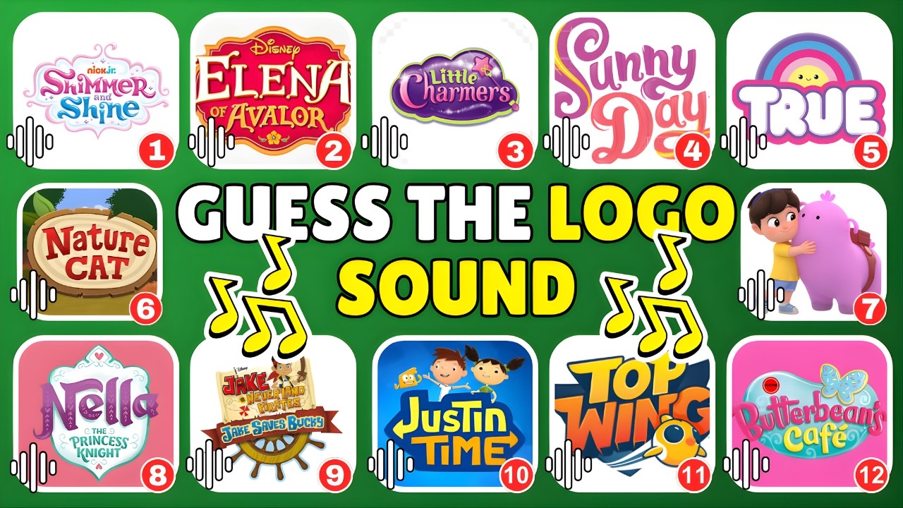 Guess The Preschool TV Show Logo Sound | Shimmer and Shine, Elena of Avalor, Nature Cat | Quiz 2026