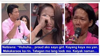 Wowowin Contestant Na Honor Student Itinaguyod Ng Ina Sa Pamumulot Ng Basura