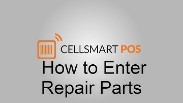 How to enter repair parts