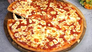 I Don't Use Traditional Dough Anymore! Soft And Crispy Liquid Dough Pizza! screenshot 1
