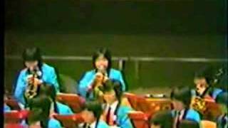 八木節 就實女子高校吹奏楽团 1981 Hk Youth Band Festival Youtube