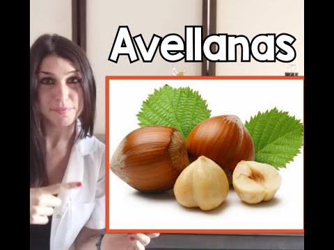 Informacion nutricional Avellanas