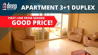 DUPLEX APARTMENT 3+1 GOOD PRICE. FIRST COASTAL. Mersin real estate Turkey| Mersin real estate Turkey